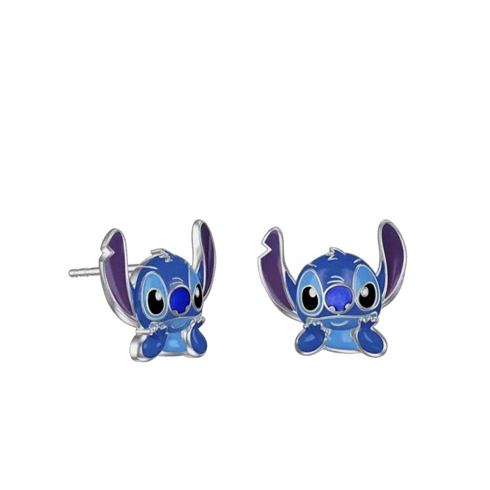 Stitch Charming Blue  Earrings women